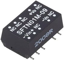 Преобразователь: DC/DC, 1Вт, Uвх:10,8?13,2В, 9ВDC, SMD, 1,2г, OUT:1 | код SFTN01M-09 | MeanWell