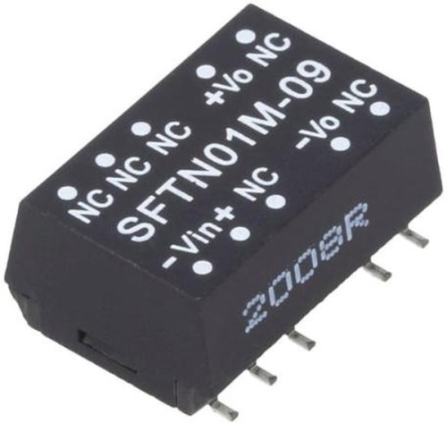 Преобразователь: DC/DC, 1Вт, Uвх:10,8?13,2В, 9ВDC, SMD, 1,2г, OUT:1 | код SFTN01M-09 | MeanWell