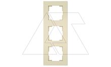 Rita - Рамка 3 поста, вертикальный монтаж, сл.кость | код 2220-800-2302 | Mutlusan