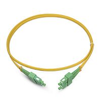 Cabeus FOP(d)-9-SC/APC-SC/APC-15m Шнур оптический duplex SC/APC-SC/APC 9/125 sm 15м LSZH | код 8188c | Cabeus