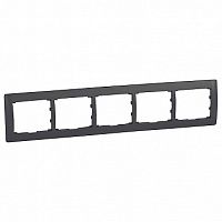 Рамка 5 постов GALEA LIFE, горизонтальная, темная бронза | код. 771205 | Legrand