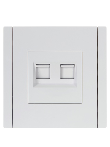 FORTE&PIANO Роз. комп. 2-ая RJ45 кат.6 FP234 бел. IEK | код FP-K20-2-K01 | IEK фото 4