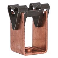 Держатель токоотвода металлический 35мм, L=20мм, Ni/Сu EKF PROxima | код lp-d2115-20-cu | EKF