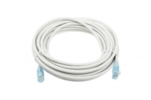 Патч-корд PC-LPM-UTP-RJ45-RJ45-C6-10M-LSZH-GY U/UTP кат.6 LSZH 10м сер. | код 41843 | Hyperline