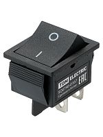 KCD4-201 250В AC/DC, 2P, 16А, (4с), (ON)-OFF, черный, без фиксации TDM | код SQ0746-0167 | TDM