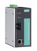 Конвертер PTC-101-S-ST-LV 10/100BaseT(X) to 100BaseFX converter, single-mode, ST, dual redundant power (20-70 VDC), -40 to 85C | код 00-06033301 | MOXA