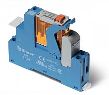 Интерфейсный модуль (сборка 46.61.8.024.0040 + 99.02.0.024.98 + 97.01SPA), электромеханическое реле, 1CO 16A, контакты AgNi, питание 24В AC, категория защиты IP20, винтовые клеммы, пластиковая клипса, LED + варистор, кнопка тест + мех.индикатор Код товара