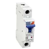 Выключатель автоматический модульный OptiDin BM63-2C13-10-ОМ4-РЕГ | код 350581 | КЭАЗ