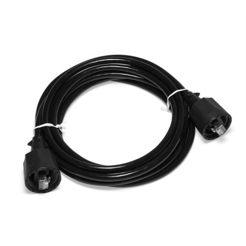 Индустриальный патч-корд LANMASTER FTP cat.6, IP68, 2.0 м, черный | код LAN6-S45-45-2.0-WP | LANMASTER