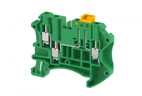 Клемма проходная винтовая 2,5 мм2 с размыкателем, на 3 подключения, зеленая TQK2.5-1x2-GREEN | код 1202140003 | Elmex Клемма проходная винтовая 2,5 мм2 с размыкателем, на 3 подключения, зеленая TQK2.5-1x2-GREEN | код 1202140003 | Elmex