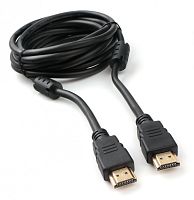 Кабель HDMI Cablexpert CCF2-HDMI4-10, 3м, v2.0, 19M/19M, черный, позол.разъемы, экран, 2 ферр кольца, пакет | код CCF2-HDMI4-10 | Cablexpert