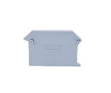 Заглушка торцевая для трехпроводных винтовых клемм, серая (уп. 20 шт.) MTU-PTO | код 57454 | MEYERTEC