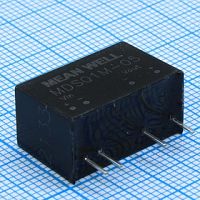 Источник питания DC-DC, 1 Вт, вход 10.8…13.2В, выход 5В/200мА, изоляция 6000В DC, SIP7 19.5х9.8х12.5мм, -40...+85С | код MDS01M-05 | MeanWell