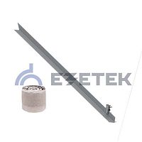 Уголок стальной оцинкованный для заземления 50х50х5 3 м не заточенный | код 60815-У | ЕЗЕТЕК