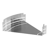 Угол горизонтальный изменяемый 0-45 градусов Стандарт INOX (AISI 304) 400х100 Промрукав | код PR16.3598 | ПРОМРУКАВ