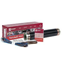 Комплект "Теплый пол" (пленка) 660Вт 3кв.м шир. 0.5м инфракрасный Ik-220-660/0.5-3 | код Ik-220-660/0,5-3 | EKF