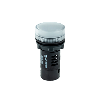 Сигнальная лампа,16мм, зеленый, 220V AC, моноблок IP40 MT16-D63 | код 73808 | MEYERTEC