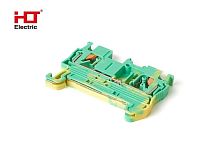 Зажим пружинный с нажимной кнопкой PT-4мм2 РЕN 32A HLT | код 081-25-025 | HLT