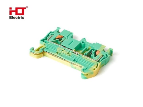 Зажим пружинный с нажимной кнопкой PT-4мм2 РЕN 32A HLT | код 081-25-025 | HLT