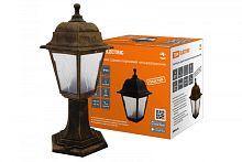 Светильник садово-парковый НТУ 04-60-001 четырехгр., стойка, пластик, расс.пластик, бронза TDM | код SQ0330-0775 | TDM