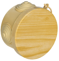 Коробка расп. КМ для о/п D=65х40мм IP54 4 вв. сосна IEK | код UKO21-065-040-000-K34-54 | IEK