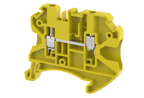 Клемма проходная винтовая 2,5 мм2, на 2 подключения, желтая TQ2.5-YELLOW | код 1202010004 | Elmex Клемма проходная винтовая 2,5 мм2, на 2 подключения, желтая TQ2.5-YELLOW | код 1202010004 | Elmex
