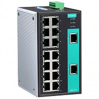Коммутатор EDS-316-T Ethernet Switch 16 10/100BaseT(X) ports, t:-40/+75C | код 00-01165422 | MOXA
