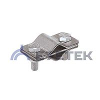 Зажим соединительный пруток — пруток параллельный, оцинкованная сталь | код 90550-2 | ЕЗЕТЕК