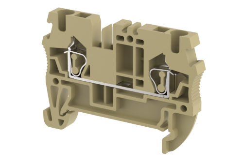 Клемма проходная пружинная 2,5 мм2, на 2 подключения, хаки SQ2.5-KHAKHI | код 2102010006 | Elmex Клемма проходная пружинная 2,5 мм2, на 2 подключения, хаки SQ2.5-KHAKHI | код 2102010006 | Elmex
