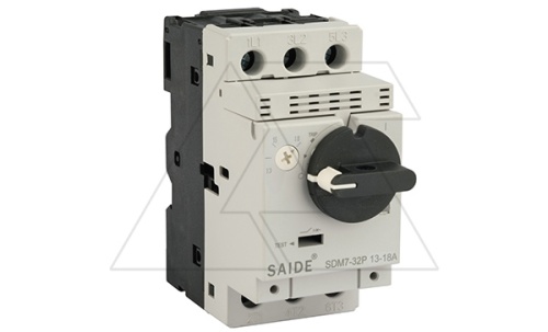 Авт. выключатель SDM7-32P-18, 3P, In=18A, 690VAC, Icu=15kA, Ie=13_18A, Ii=15In, CLASS 10A, управление рукояткой | код SDM7-32P-18N | SAIDE Авт. выключатель SDM7-32P-18, 3P, In=18A, 690VAC, Icu=15kA, Ie=13_18A, Ii=15In, CLASS 10A, управление рукояткой | код SDM7-32P-18N | SAIDE