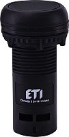 Кнопка монобл. утопл. ECF-01-C (1NC, черная) | код 004771463 | ETI