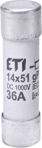 Предохранитель CH 14x51 gPV 36A 1000V (10kA) | код 002637115 | ETI