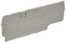 Заглушка для CP-MC 3 вывода 4мм2 серая IEK | код YCT22-00-3-K03-004-ZGL | IEK