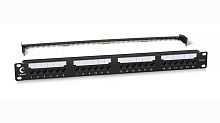 Cabeus PL2-24-Cat.6-Dual IDC Патч-панель 19 (1U), 24 порта RJ-45, категория 6, Dual IDC, с задним кабельным организатором, new | код 10589c | Cabeus