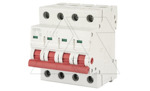 Выключатель нагрузки GYH8-4P-125, 4P, 125A, 12kA, 4M | код GYH84P125 | GEYA