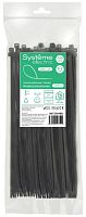 Стяжка кабельная нейлоновая 250х4.8 Чёрная (100шт) в пакете с замком ЗИП-ЛОК | код IMT25048B | Systeme Electric