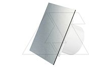 Панель декоративная для вентиляторов dRim O100/125мм, универсальная, пластик, матовый алюминиевый | код 01-168 | airRoxy