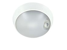 Светильник светодиодный WP 15 C 18W OP 840 D220 WH MDM 220х80мм 18Вт 4000К IP65 ЖКХ круглый пылевлагозащ. с датчиком движения бел. Русский Свет 15071524504