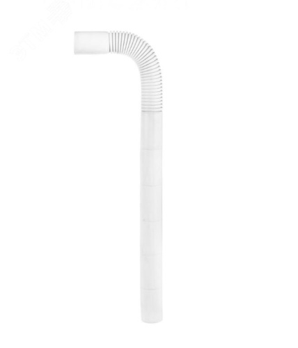 Колено 41 см D40 мм белое | код 30981266 | VIRPlast