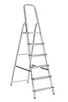 Стремянка алюминиевая СА 1х6 ВИХРЬ | код 73/5/1/4 | ВИХРЬ