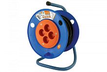 Удлинитель на катушке силовой народный 4 гнезда ПВС 2200 Вт с/з, 20м | код SQ1307-0511 | TDM НАРОДНЫЙ