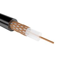 Кабель коаксиальный REXANT РК 75-4-11АИ, бухта 200 м, черный | код 01-2692 | REXANT