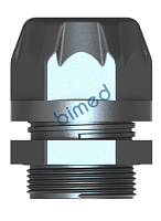 Кабельный ввод Ex M16x1.5 IP68 7 Дж 5-8мм черный полиамид резьба 15мм силикон EHIBM-SX1LS, EHIBM-SX1LS | код EHIBM-SX1LS | KLEMSAN