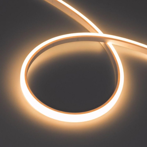 Лента светодиодная герметичная WAVE-TOP-PU-A144-10x10mm 24V Warm2700 (5 W/m, IP68, 5m, wire x2) (ARL, вывод боковой, 3 года) | код 52433 | Arlight