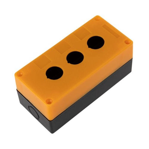 Корпус пластиковый КП 3 кнопки 22мм | код 36-9223 | Rexant