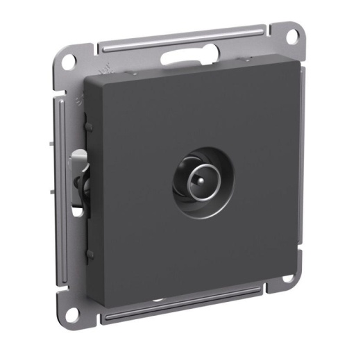 Розетка телевизионная оконечная TV AtlasDesign 1дБ механизм базальт | код ATN001491 | Systeme Electric Розетка телевизионная оконечная TV AtlasDesign 1дБ механизм базальт | код ATN001491 | Systeme Electric