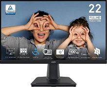 Монитор MSI 21.5 Pro MP225 черный IPS LED 1ms 16:9 HDMI 1300:1 250cd 178гр/178гр 1920x1080 100Hz VGA FHD 2.3кг | код 2029014 | MSI
