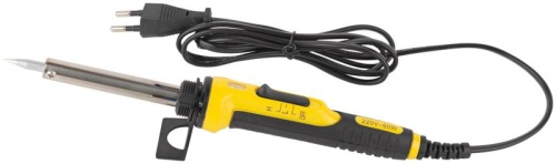Паяльник, 220 В, два режима работы, световой индикатор, пластиковая прорезиненная ручка, конусное жало, 30/60 Вт | код 60495 | FIT фото 5