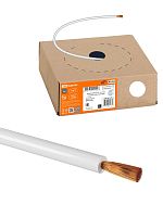 Провод ПуГВнг(А) -LS 1х1.5 ГОСТ в коробке (бухта 100м) белый | код SQ0124-1475| РЭМЗ ТМ