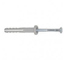 Дюбель-гвоздь 6х40/10 N F цилиндрический бортик, нейлон | код 513843 | Fischer